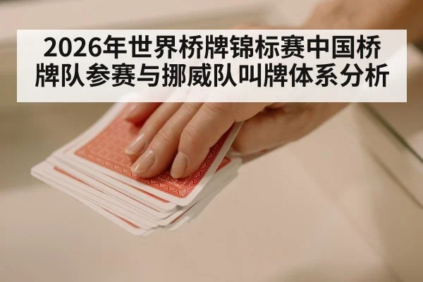 2026年世界桥牌锦标赛中国桥牌队参赛与挪威队叫牌体系分析